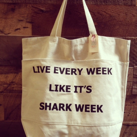 Shark Week Tote Bag